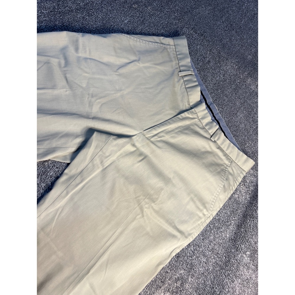 Gap Men Straight Fit Chino Pants Khaki Tan Cotton 33x30 Business Casual Trousers